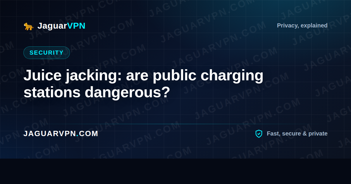 Juice jacking: are public USB charging stations actually dangerous?