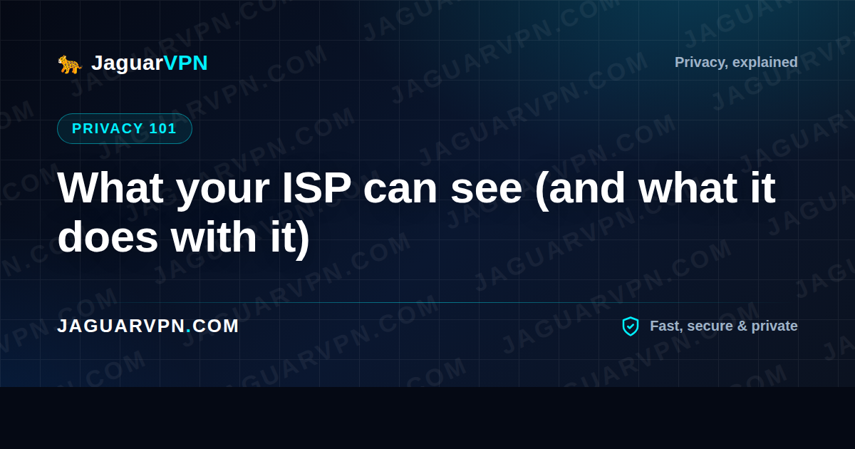 What your ISP can see (and what it does with it)