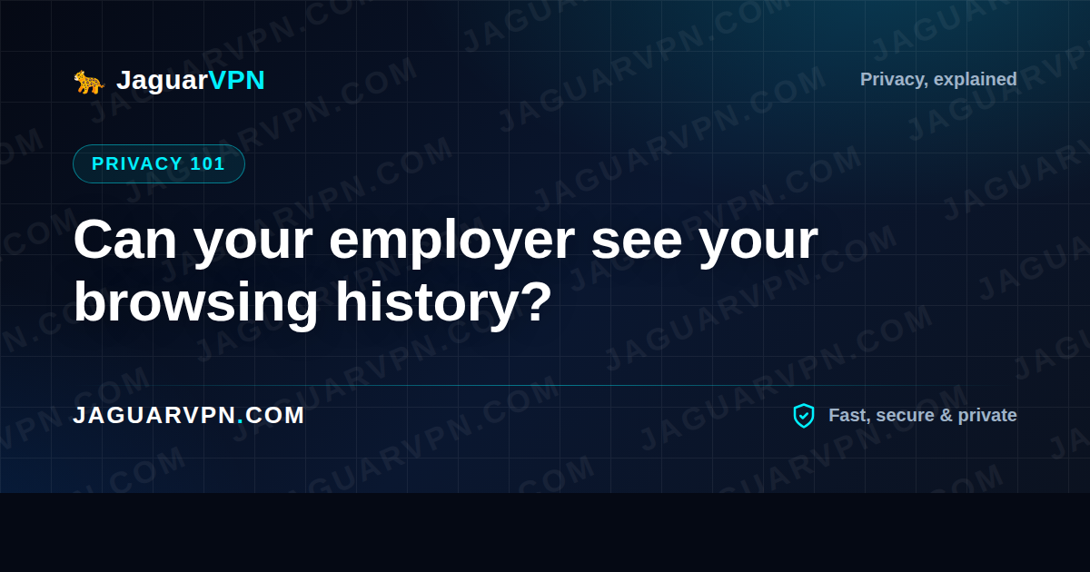 Can your employer see your browsing history on company Wi-Fi?